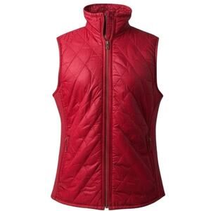 L.L. Bean Women's Red Quilted Vest